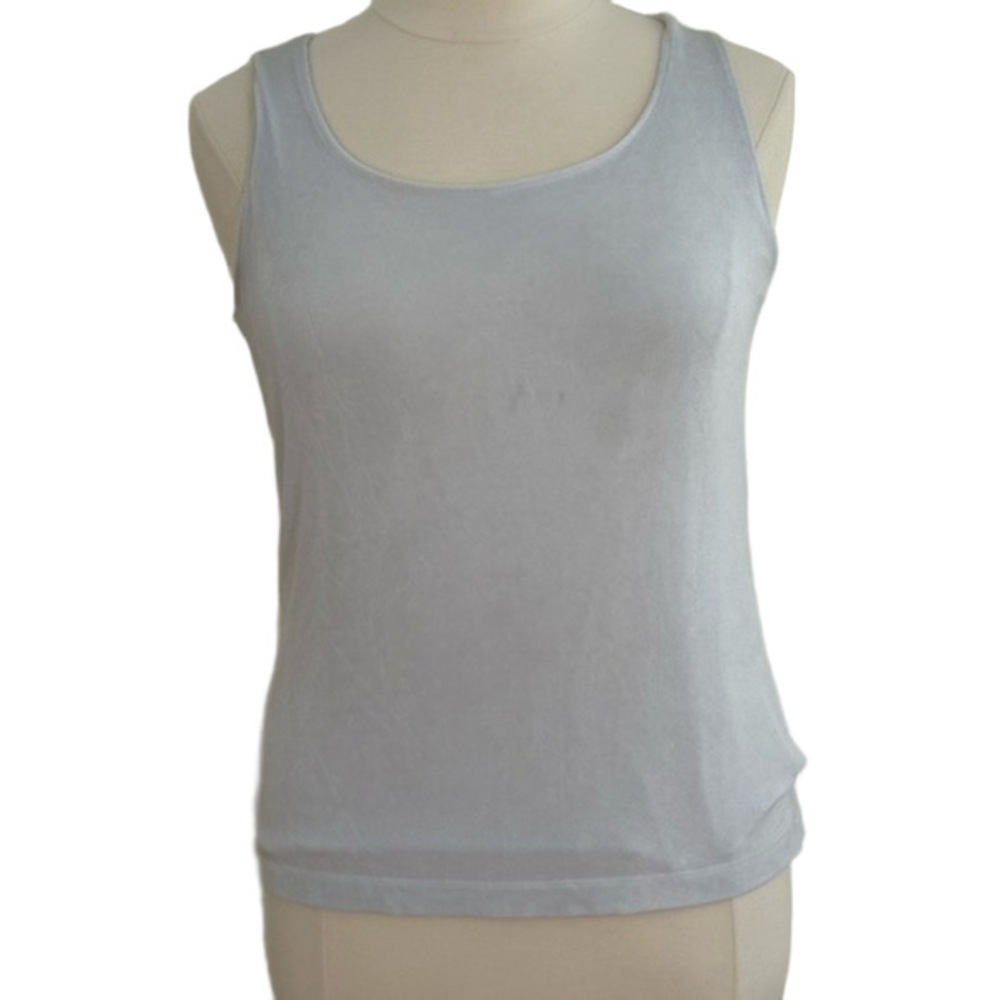 Chico's Travelers Soft Gray Top size 16 (Chico’s size 3)